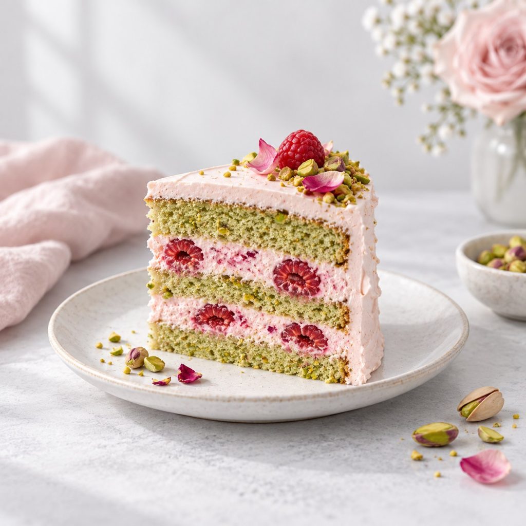 Pistachio rose